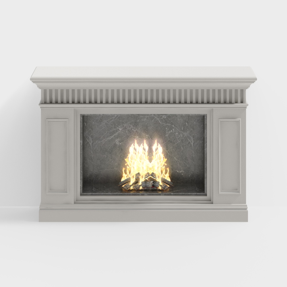 French fireplace