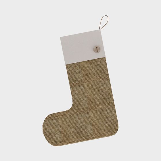 Festive Low-Poly Christmas Stocking 3D model