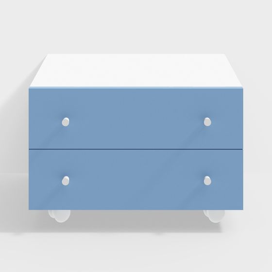 Urban Blue Nightstand 3D model
