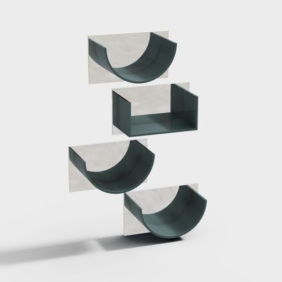 Suspended Geometry 3D model