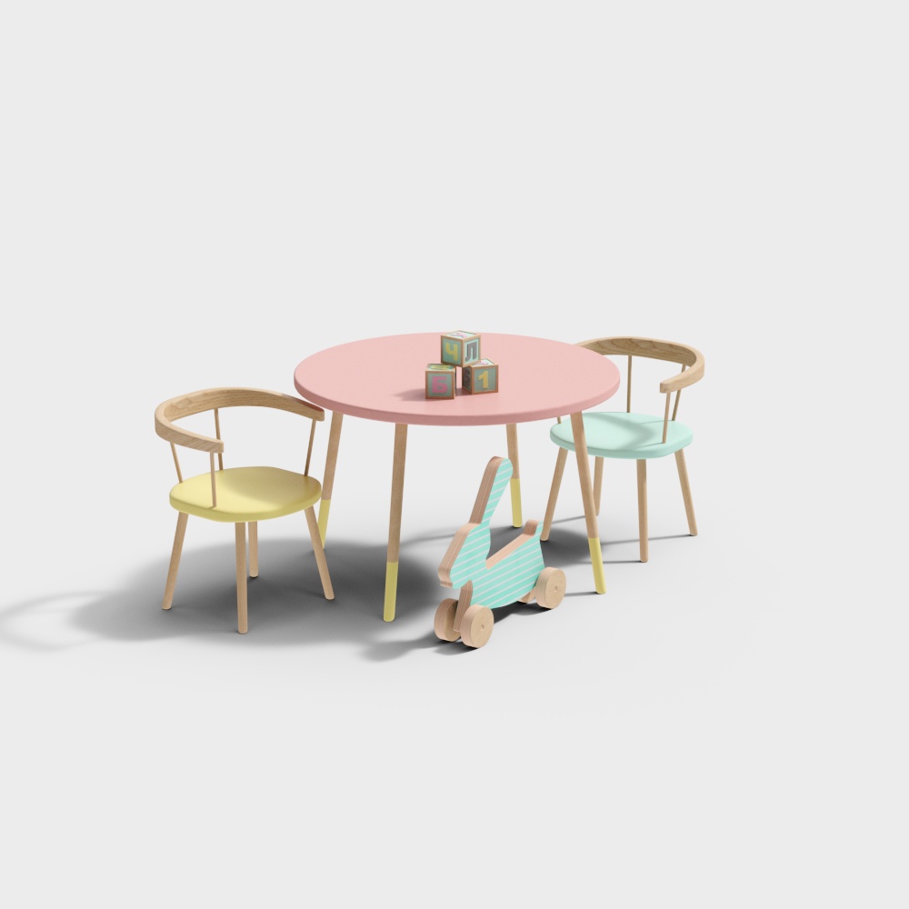Children's table and chair combination