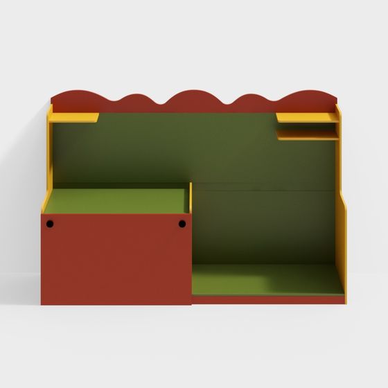 Magical Bookshelf 3D model