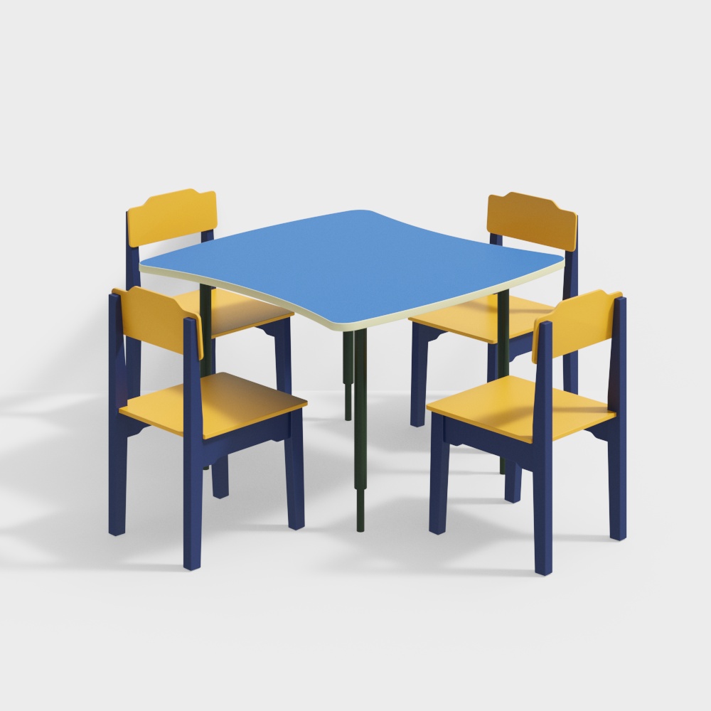 Children's desk and chair combination