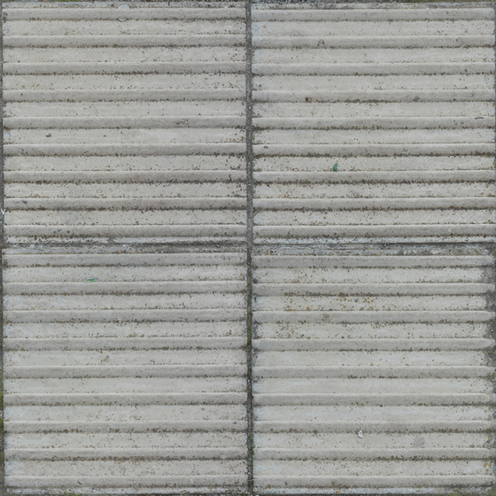 Floor Tile 3D Model -078 in Black