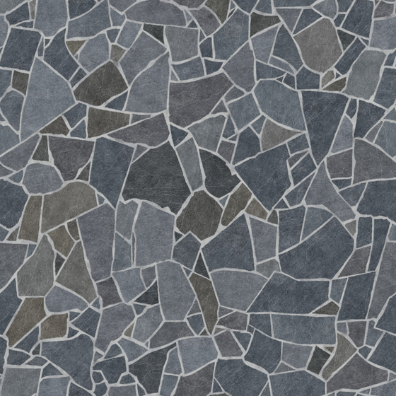 Blue Slate 3D Model 085 in Gray