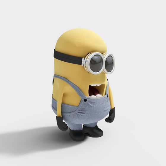 Charming Minion 3D model for Creative Projects