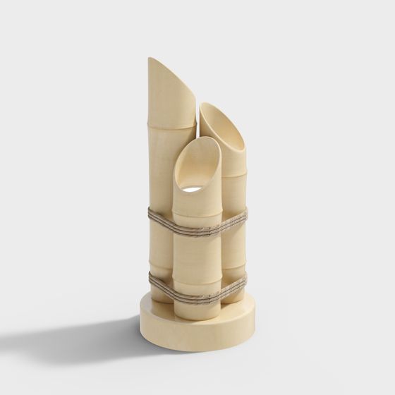 Low-Poly Bamboo 3D model Bringing Nature's Essence