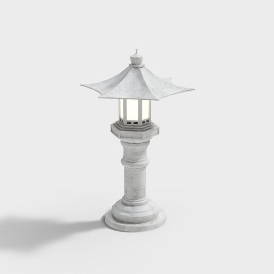 Ancient Style Lantern 3D model