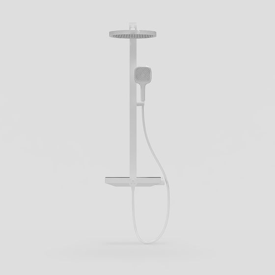 Modern Minimalist Shower System 3D model