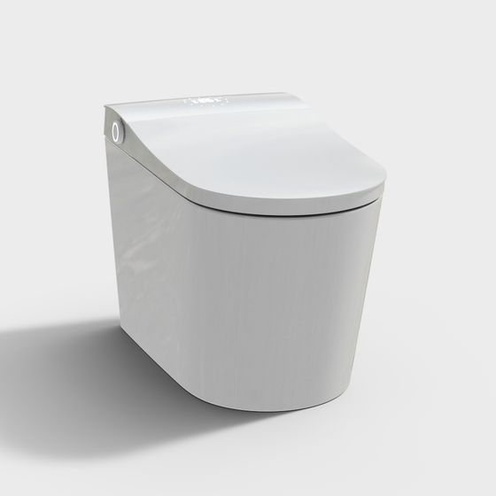 Smart Toilet 3D model for Modern Interiors