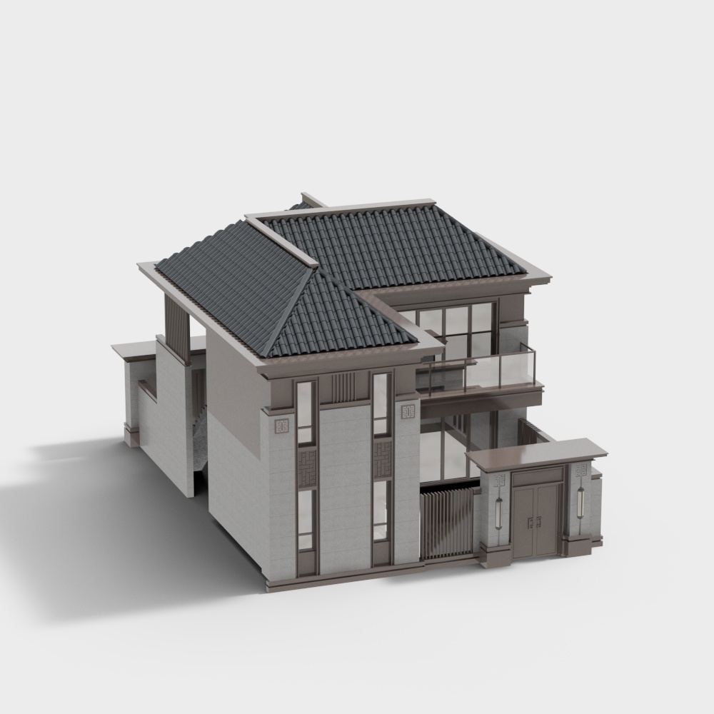 Urban Classical Villa 3D model