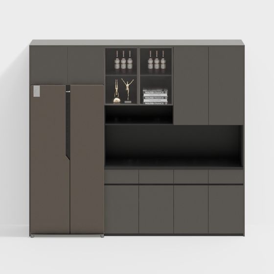 Urban Bookshelf 3D model for Creative Projects