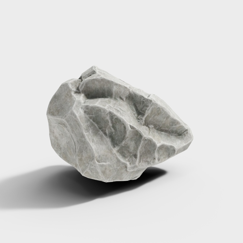 Paysage de jardin chinois moderne Pièce 4- Pierre