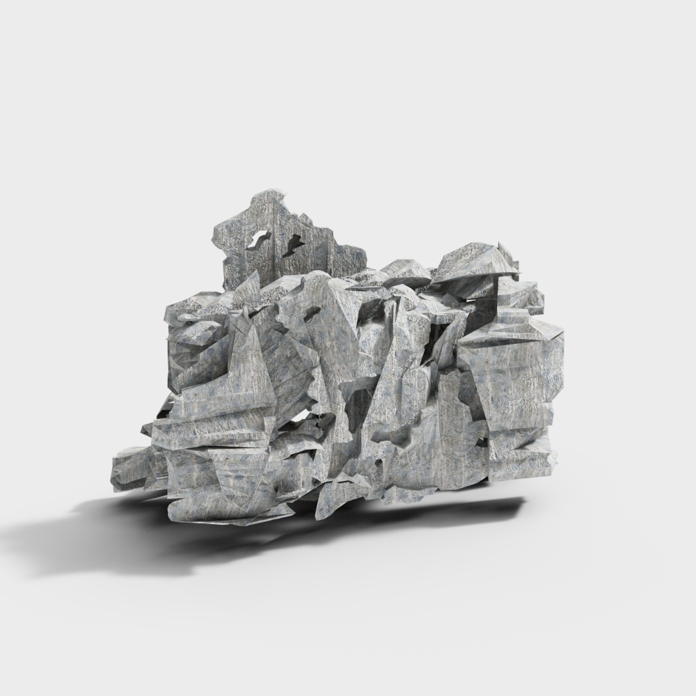 New Chinese garden landscape - rockery