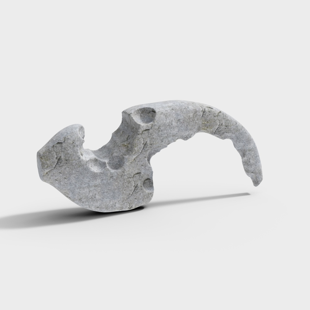 Soul of the Rock Low Poly 3D Model