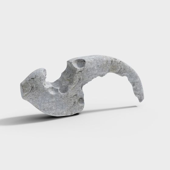 Soul of the Rock Low Poly 3D Model