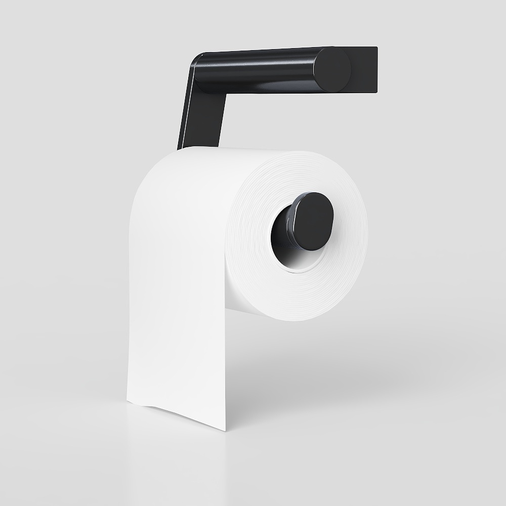 Minimalist Toilet Paper Holder 3D model