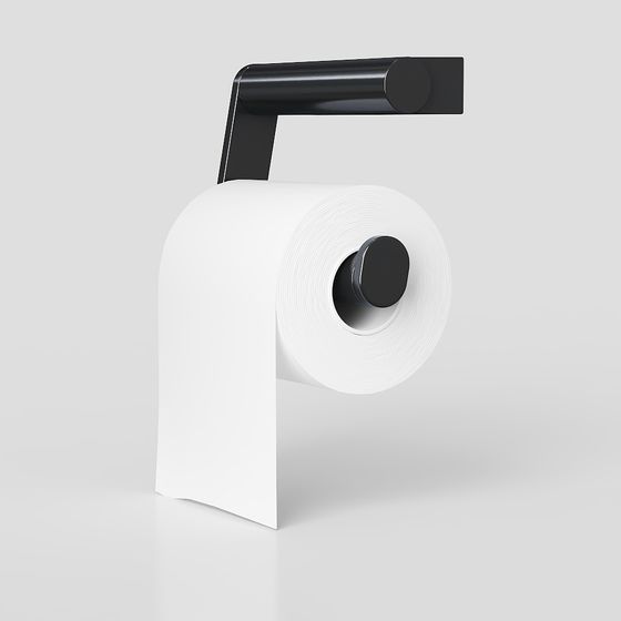 Minimalist Toilet Paper Holder 3D model