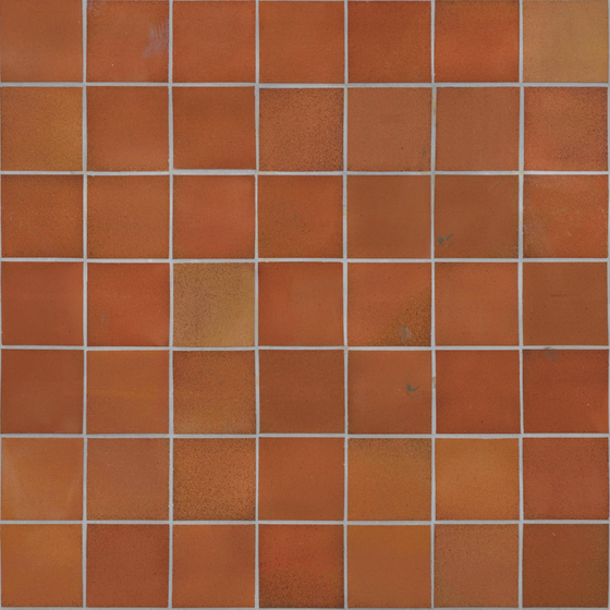 Vibrant Floor Tile 3D Model in Orange