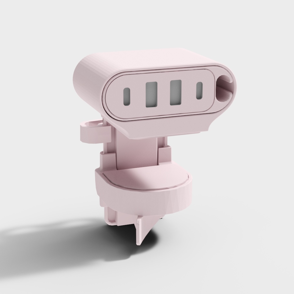 Stylish Low-Poly Smart Socket 3D model