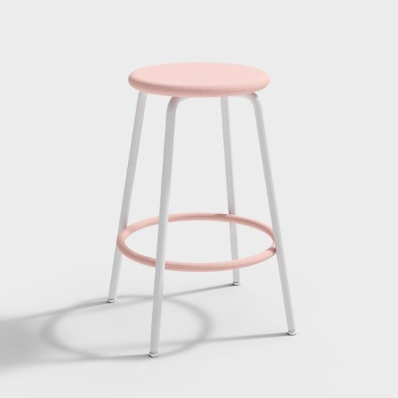 Minimalist Bar Stool 3D model