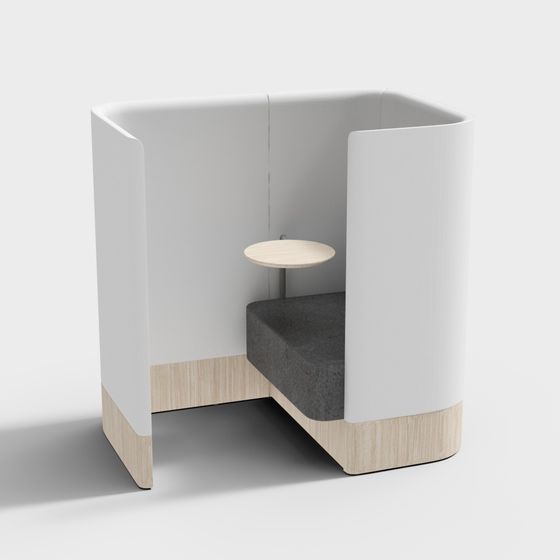 City Corner Seating 3D model
