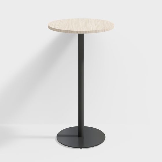 Elegant Round Table 3D model for Modern Spaces