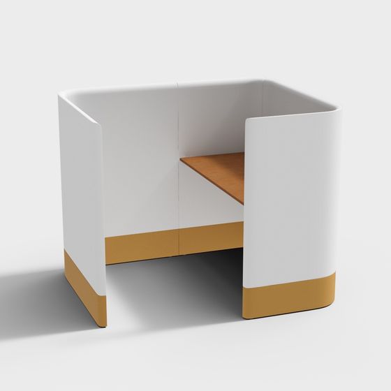 Urban Corner Desk 3D model