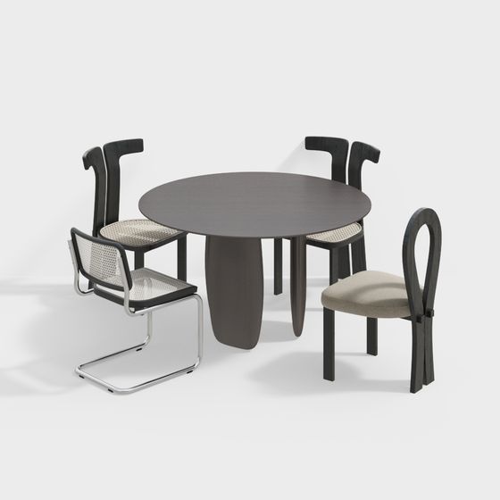Urban Dining Set 3D model