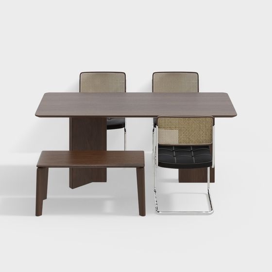 Urban Living Room Furniture Set 3D model