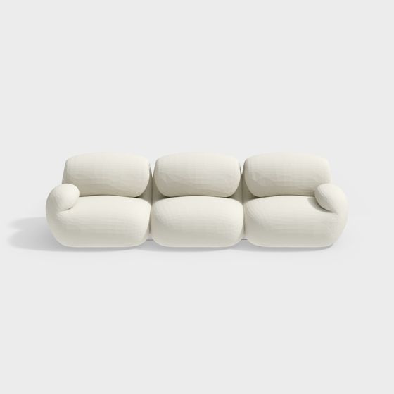 Elegant Minimalist 3D Sofa Model