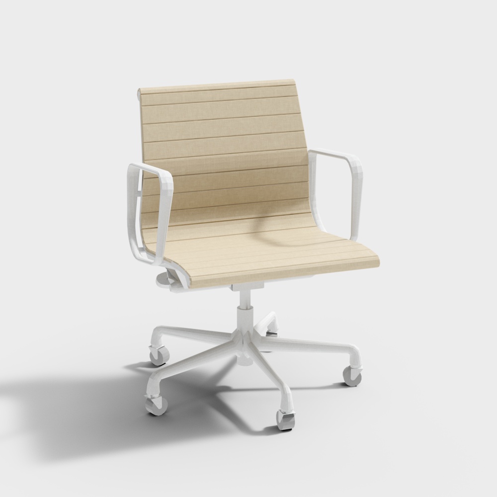 Eames Aluminium Gruppe Stuhl Management mit Armlehnen