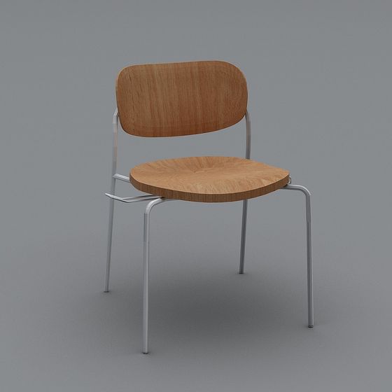 포트레이트 체어 암리스 업홀스터드 시트 우드 백