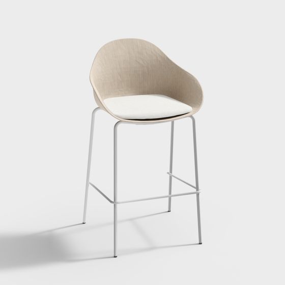 Urban Comfort Barstool 3D model