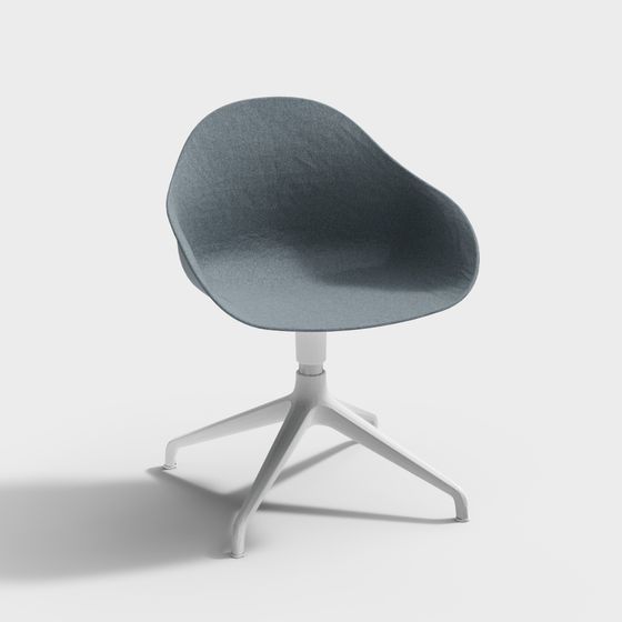 Streamlined Office Chair 3D Model for Creative Spaces