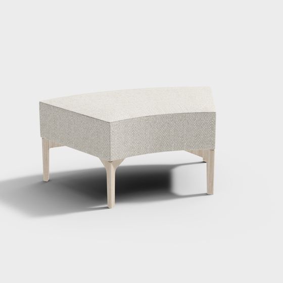 Urban Comfort Ottoman 3D model