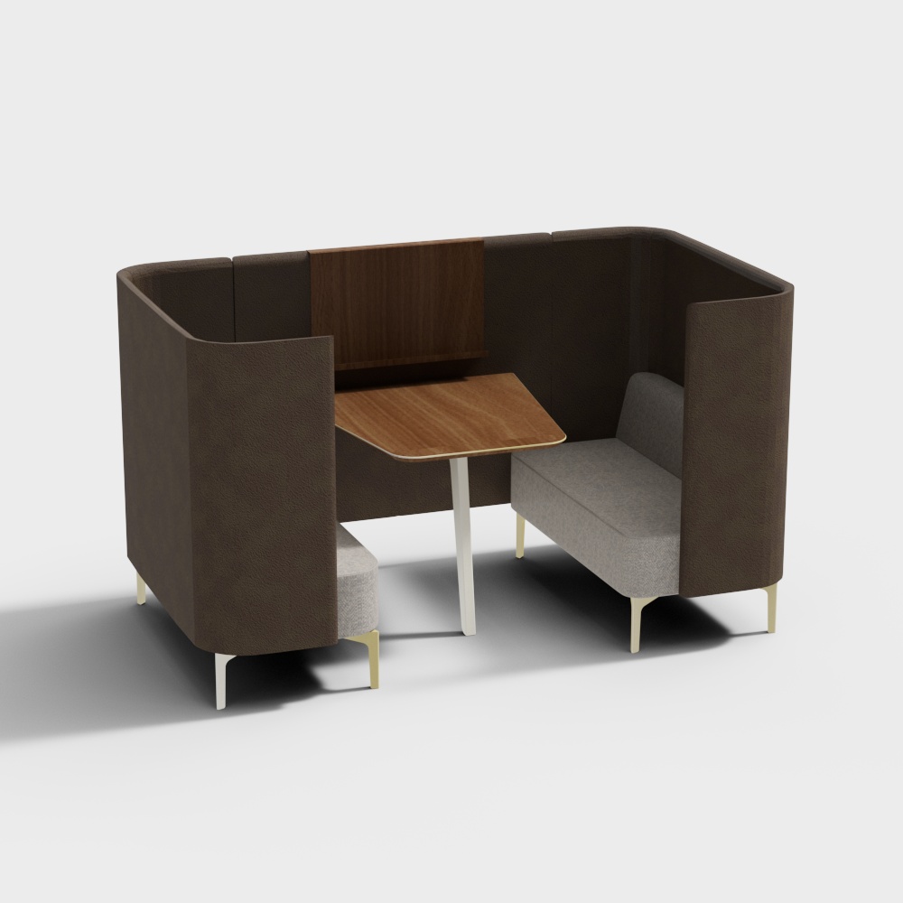 Pullman Booth 2 Seat Wide