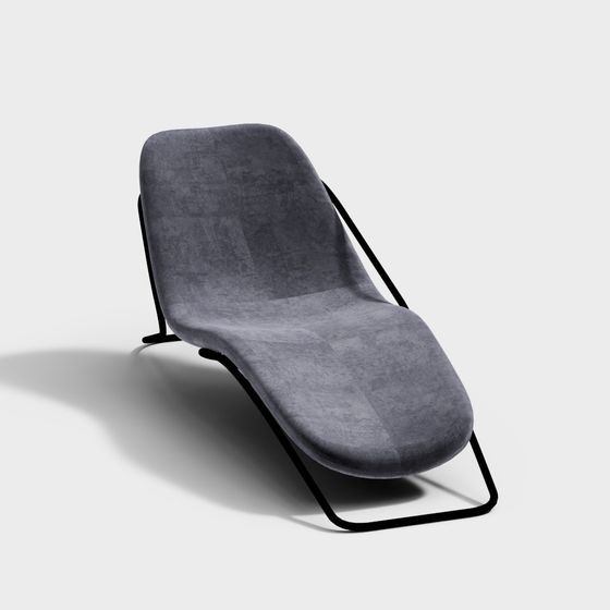 Urban Leisure Lounge Chair 3D model for Modern Interiors