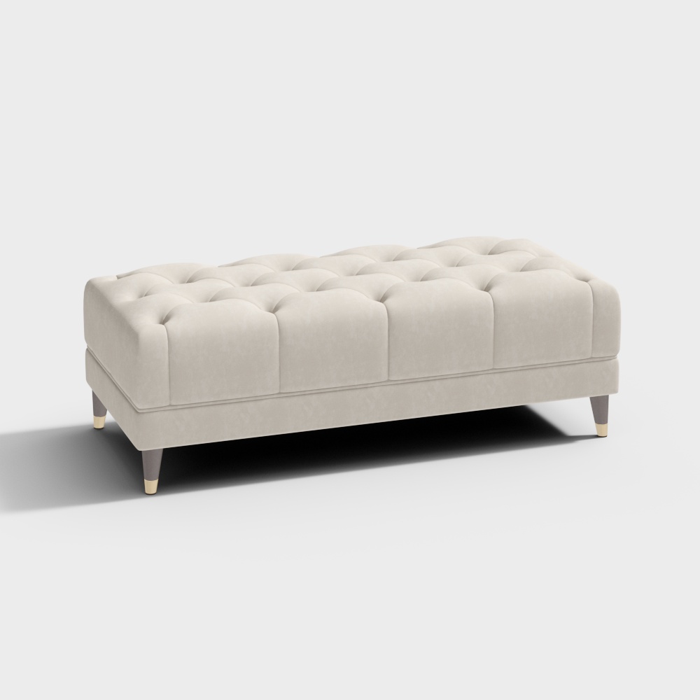 European style bed stool