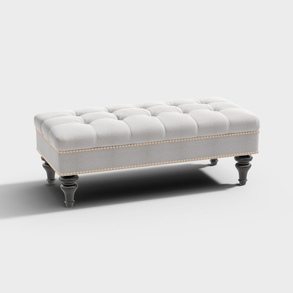 เก้าอี้แบบนอกรองเท้าสำหรับเตียงสไตล์อเมริกัน