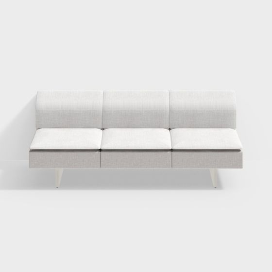 Urban Comfort 3D model Sofa for Modern Spaces