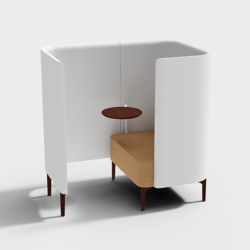 Pullman Chair Pod Leg Base Screen and Tablet Right