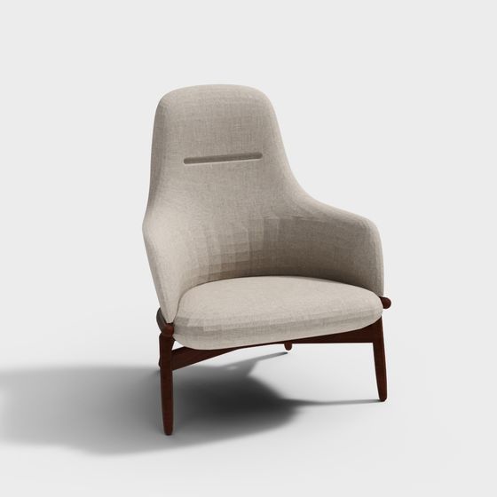 Cozy Lounge Chair 3D model