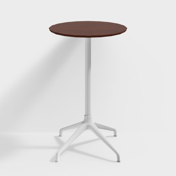 Elegant Round Table 3D model for Creative Spaces