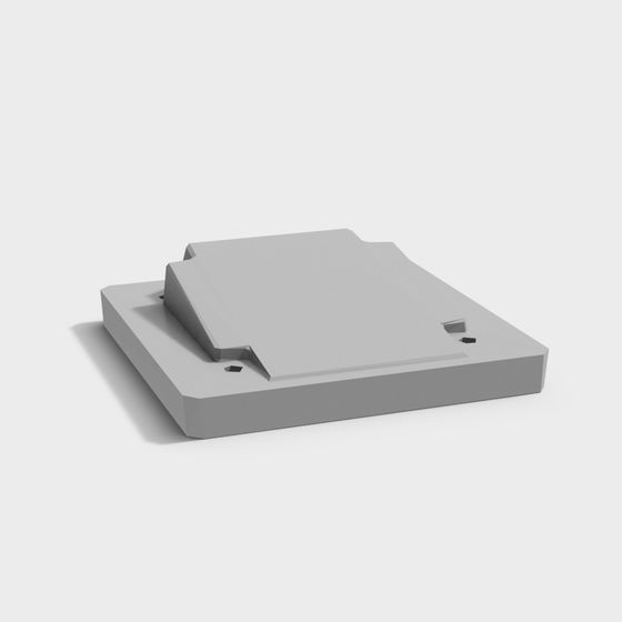 Urban Corner Low-Poly 3D Model