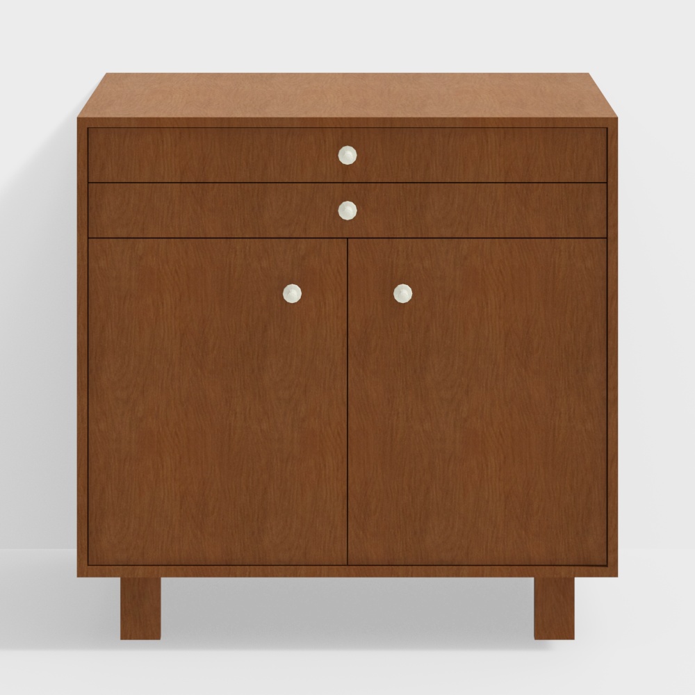 Mid-Century Modern Dresser 3D model