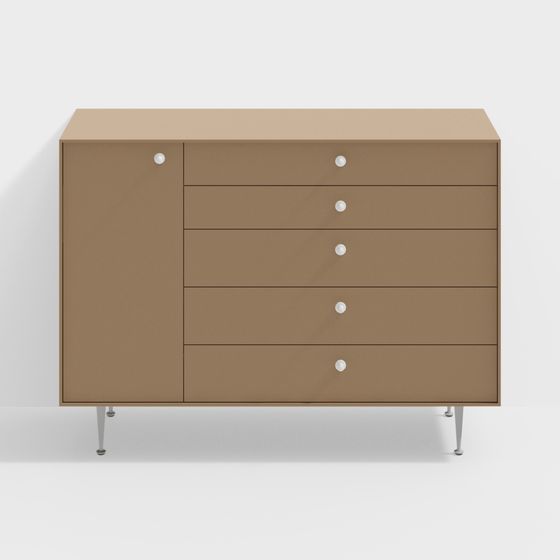 City Window Cabinet 3D model for Contemporary Design