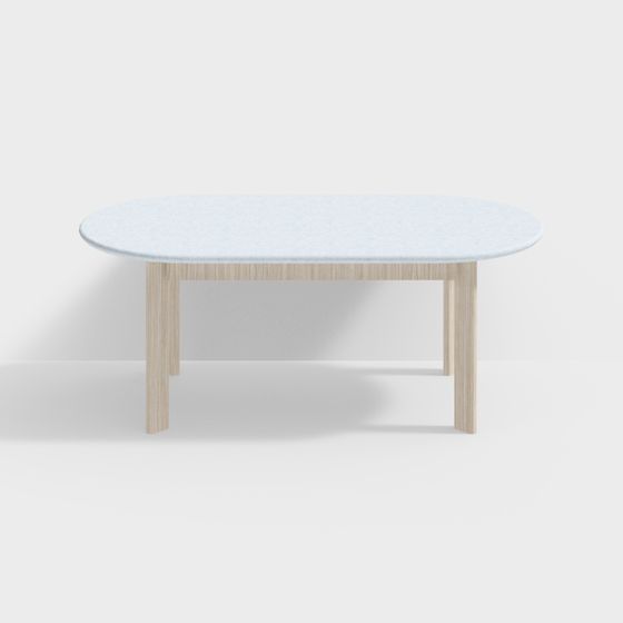 Stylish Round Table 3D model for Contemporary Spaces