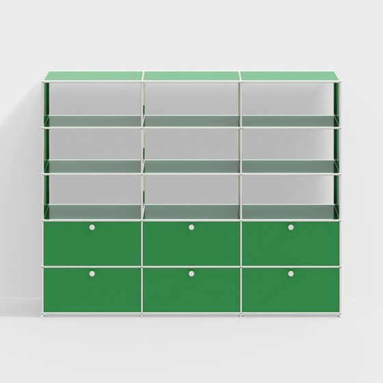 Modular Storage Cabinet 3D model
