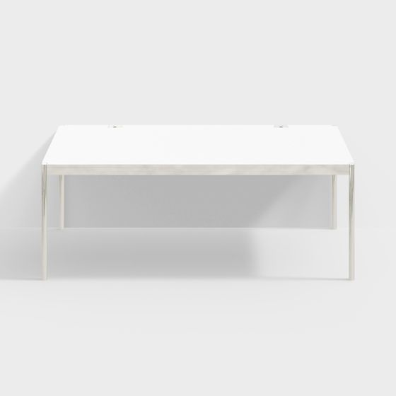 Minimalist Office Desk 3D model for Modern Spaces